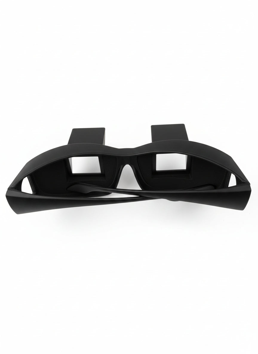 משקפי פריזמה עצלנים 90° - קריאה וצפייה בטלוויזיה בשכיבה שטוחה לחלוטין