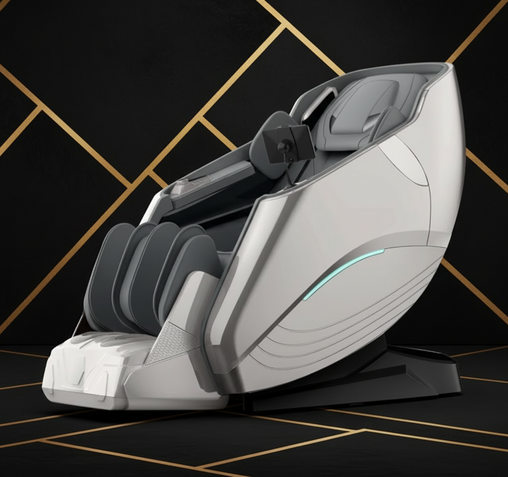 כורסת מסאז' יוקרתית Zero Gravity – מסאז' מלא לגוף 3D ניידת עם קומפרסים חמים, בלוטוס ושליטה קולית